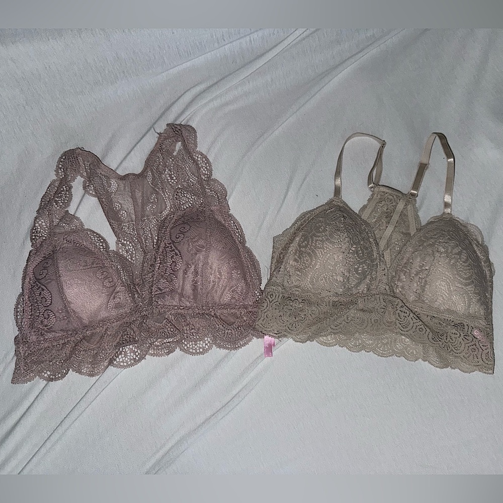 2 true brand from Rue 21 Lace Racerback Bralettes SZ M